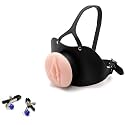 BELSIANG Oral Sex Mouth Gag, Black, Large
