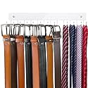 Belt Hanger Wall Mounted, Wooden Belt Organizer