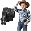 BELTROAD Kid Western Belt Without Buckle Toddlers Girls Boys Cowboy Belts