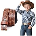 BELTROAD Kid Western Belt Without Buckle Toddlers Girls Boys Cowboy Belts