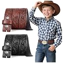 BELTROAD Kid Western Belt Without Buckle Toddlers Girls Boys Cowboy Belts