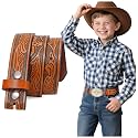 BELTROAD Kid Western Belt Without Buckle Toddlers Girls Boys Cowboy Belts