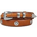 Belts.com Genuine Leather Western Ranger Belt 1-3/8"(35mm) Taper to 3/4"(19mm) Wide, Multiple Choices