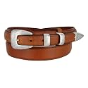 Belts.com Western Buckle Belt Oil Tanned Genuine Leather Ranger Belt 1-3/8"(35mm) Taper to 3/4"(19mm) Wide-Multiple choices