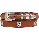Belts.com Western Buckle Belt Oil Tanned Genuine Leather Ranger Belt 1-3/8"(35mm) Taper to 3/4"(19mm) Wide-Multiple choices