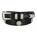 Belts.com Western Buckle Belt Oil Tanned Genuine Leather Ranger Belt 1-3/8"(35mm) Taper to 3/4"(19mm) Wide-Multiple choices