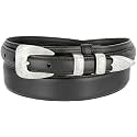Belts.com Western Buckle Belt Oil Tanned Genuine Leather Ranger Belt 1-3/8"(35mm) Taper to 3/4"(19mm) Wide-Multiple choices