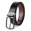 Belts for Men Leather Original Reversible Black