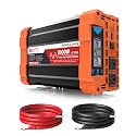 BELTTT 1000Watt Pure Sine Wave Inverter 12V DC to 120V AC, 2000W Peak