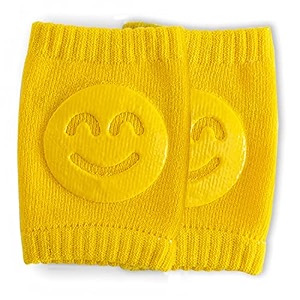 bembika baby kneepad smiley face baby knee pads for crawling baby knee protector baby knee pad baby knee pads for safety yellow color