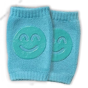 bembika baby kneepad smiley face baby knee pads for crawling baby knee protector baby knee pad baby knee pads for safety mist green color