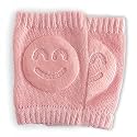 Bembika Baby Kneepad Smiley Face, Baby Knee Pads for Crawling, Baby Knee Protector, Baby Knee Pad, Baby Knee Pads for Safety (Khaki Color)