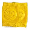Bembika Baby Kneepad Smiley Face, Baby Knee Pads for Crawling, Baby Knee Protector, Baby Knee Pad, Baby Knee Pads for Safety (Yellow Color)