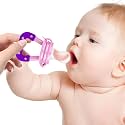 Bembika Baby Nibbler Star Design Pink Color, Baby Nibbler Pacifier, Baby Pacifier Food Nibbler, Baby Feeding Accessories Small Size (3-6 Months Baby)