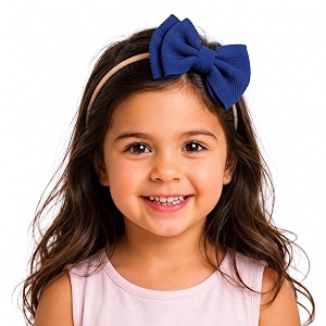 bembika bow headband for baby girl hair accessories for girls baby headband for girls navy blue
