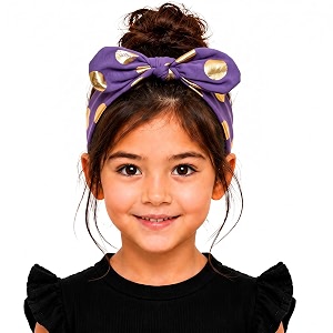bembika bow headband for baby girl hair accessories for girls turban headband for babies purple