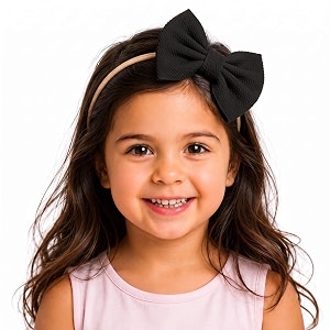 bembika bow headband for baby girl hair accessories for girls baby headband for girls black