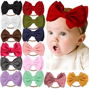 bembika bow headband for baby girl hair accessories for girls baby headband for girls red