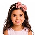 Bembika Bow Headband For Baby Girl Hair Accessories For Girls Baby Headband For Girls Peach