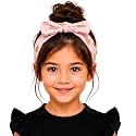 Bembika Bow Headband For Baby Girl Hair Accessories For Girls Turban Headband For Babies Light Pink