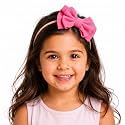 Bembika Bow Headband For Baby Girl Hair Accessories For Girls Baby Headband For Girls Dark Pink