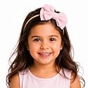 Bembika Bow Headband for Baby Girl Hair Accessories for Girls Baby Headband for Girls Light Pink