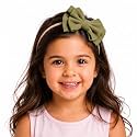Bembika Bow Headband For Baby Girl Hair Accessories For Girls Baby Headband For Girls Mori Green
