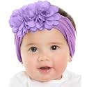 Bembika Floral Headband For Baby Girl Hair Accessories For Girls Headband For Babies Purple