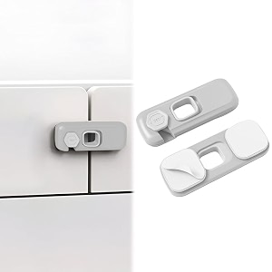 bembika furniture safety locks for kids child safety lock for fridge drawers cupboard cabinet window safety multifunction accessories buckle lock for baby and toddlers green - 1 pcs
