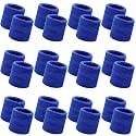 Bememo 24 Pcs Kids Sweat Wristbands Sweatband Wristbands Bulk