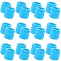Bememo 24 Pcs Kids Sweat Wristbands Sweatband Wristbands Bulk