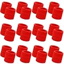 Bememo 24 Pcs Kids Sweat Wristbands Sweatband Wristbands Bulk