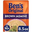 BEN'S ORIGINAL Ready Rice Brown Jasmine Rice, Easy Dinner Side, 8.5 oz Pouch