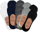 Ben & Hawk Men Solid Peds/Footie/No-Show (Pack of 10)