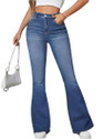 BEN MARTIN Boot-Leg Women Dark Blue Jeans