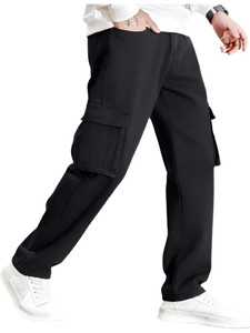 BEN MARTIN Loose Fit Men Black Jeans
