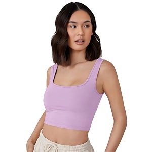Ben Martin Womens Cotton Stretchable Square Neck