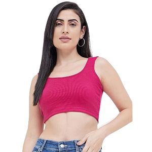 Ben Martin Womens Cotton Stretchable Square Neck