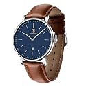 BEN NEVIS Watch, Mens Watch, Minimalist Fashion Simple Wrist Watch Analog Date with Leather Strap