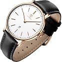 BEN NEVIS Watch, Mens Watch, Minimalist Fashion Simple Wrist Watch Analog Date with Leather Strap
