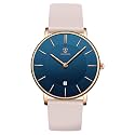 BEN NEVIS Watch, Mens Watch, Minimalist Fashion Simple Wrist Watch Analog Date with Leather Strap