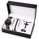 BEN NEVIS Watch, Mens Watch, Minimalist Fashion Simple Wrist Watch Analog Date with Leather Strap