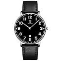 BEN NEVIS Watch, Mens Watch, Minimalist Fashion Simple Wrist Watch Analog Date with Leather Strap