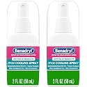 Benadryl Extra Strength Anti-Itch Spray, Cooling Topical Analgesic, Travel Size, 2 fl. Oz (Pack of 2)