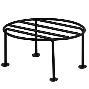 benavji balcony garden iron plant stand terrace display rack for outdoor pot holder weatherproof amp stylish design pack of 1