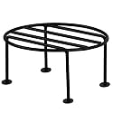 BENAVJI Balcony Garden Iron Plant Stand Terrace Display Rack for Outdoor Pot Holder, Weatherproof &amp; Stylish Design Pack of 1