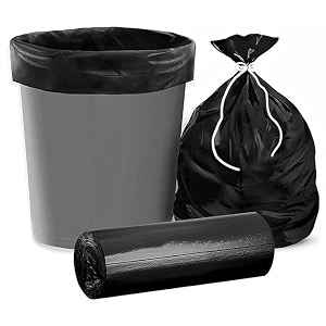 benavji gardening black garbage bags 19x21 inch  3 rolls 30 pcsroll total 90 bags heavy-duty trash bags for home office amp outdoor garden use
