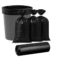 BENAVJI Gardening Black Garbage Bags 19x21 Inch – 3 Rolls (30 Pcs/Roll, Total 90 Bags) Heavy-Duty Trash Bags for Home, Office & Outdoor Garden Use