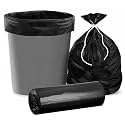 BENAVJI Gardening Black Garbage Bags 19x21 Inch – 3 Rolls (30 Pcs/Roll, Total 90 Bags) Heavy-Duty Trash Bags for Home, Office &amp; Outdoor Garden Use