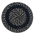 BENAVJI Round Shape Feather Door Mat -